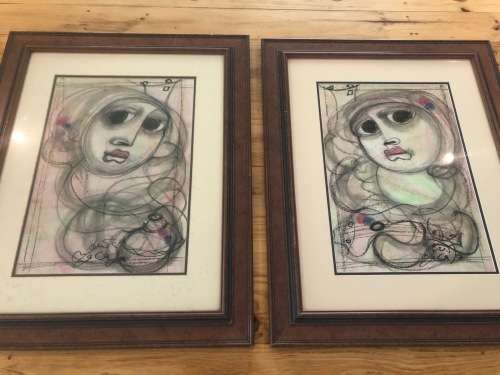 ONE bid for 2 x Ben Macala Original Artworks - Great Investment Art