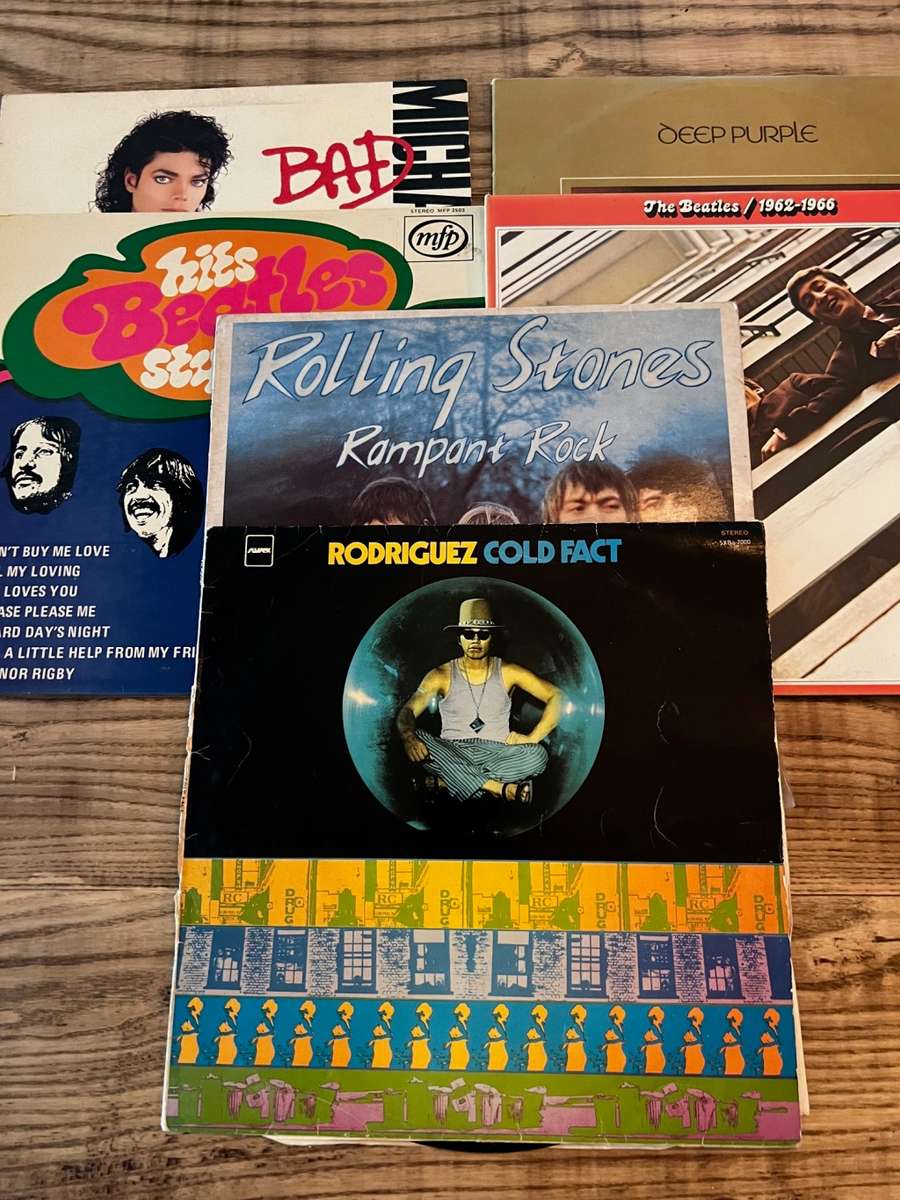 BULK LOT OF 6 X VINYL ALBUMS - INCLUDING THE HIGHLY COLLECTABLE `COLD FACT`