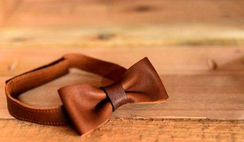 Leather Bow Tie's
