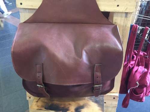 Geniun Leather sadelback for motorbike