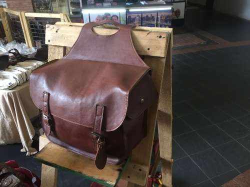 Geniun Leather sadelback for motorbike
