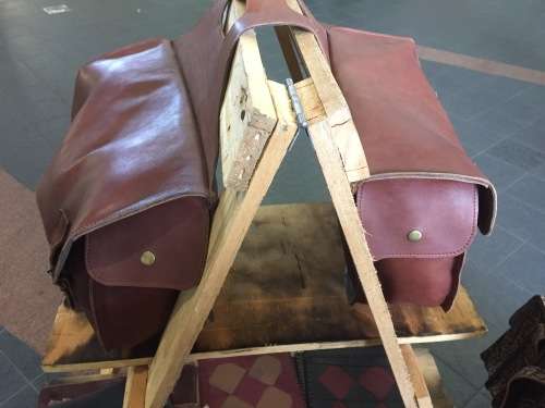 Geniun Leather sadelback for motorbike