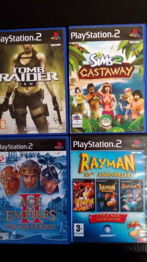 6 Classic PS2 Games including the Rayman Trilogy !!!