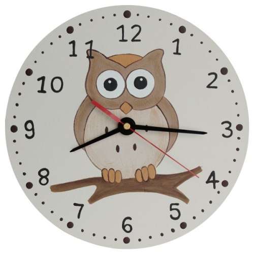 Woodland Owl Clock