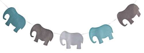 Chevron Elephant Garland