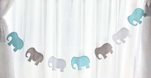 Chevron Elephant Garland
