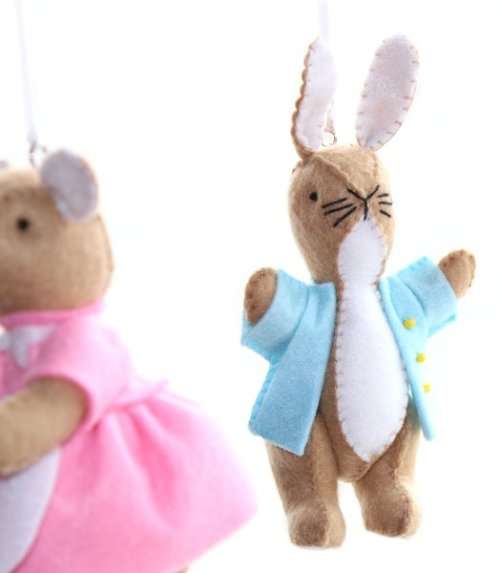 Beatrix Potter Felt Mobile