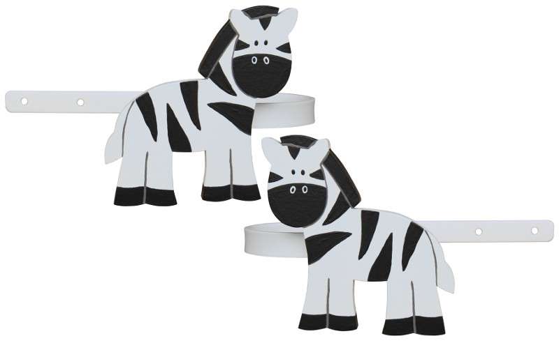 Safari Zebra Curtain Tiebacks