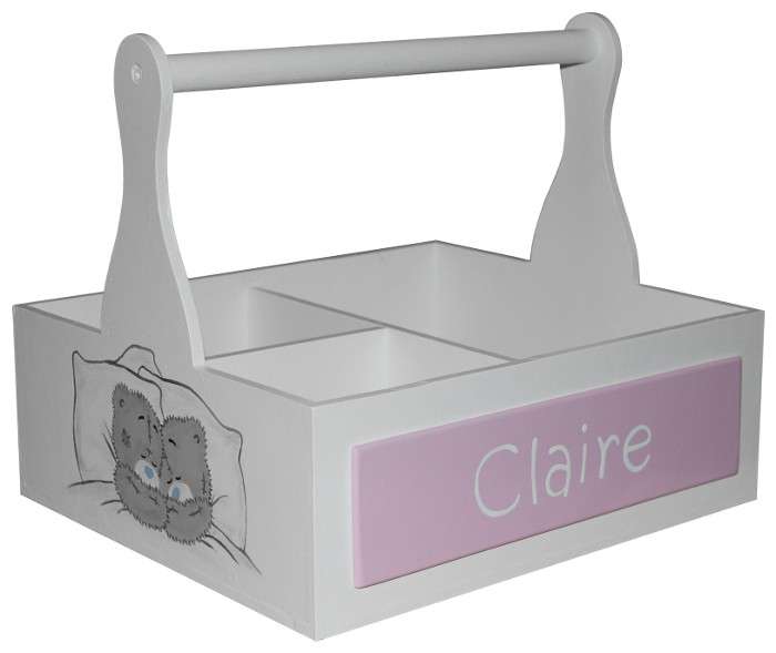 Tatty Teddy Compactum Caddy / Personalised in Pink