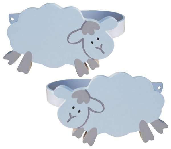 Leaping Lamb Curtain Tiebacks