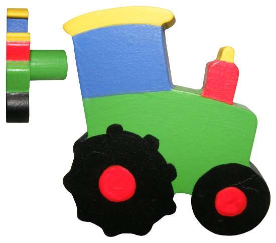 Tractor Shaped Drawer Knob / Right
