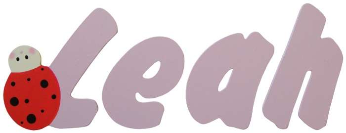 Ladybird Wooden Alphabet Letters / Pink