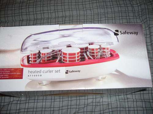 Safeway Heated Curler Set (14 ceramic rollers in 4 sizes)