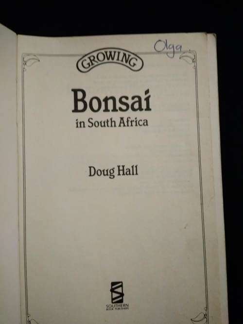 Doug Hall - Bonsai in South Africa
