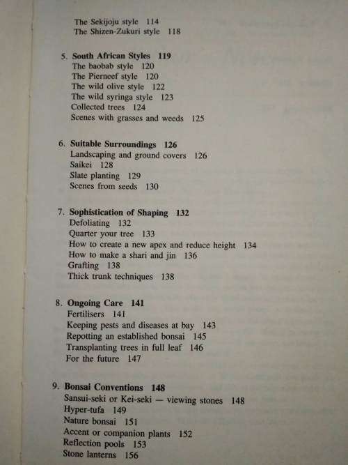 Doug Hall - Bonsai in South Africa