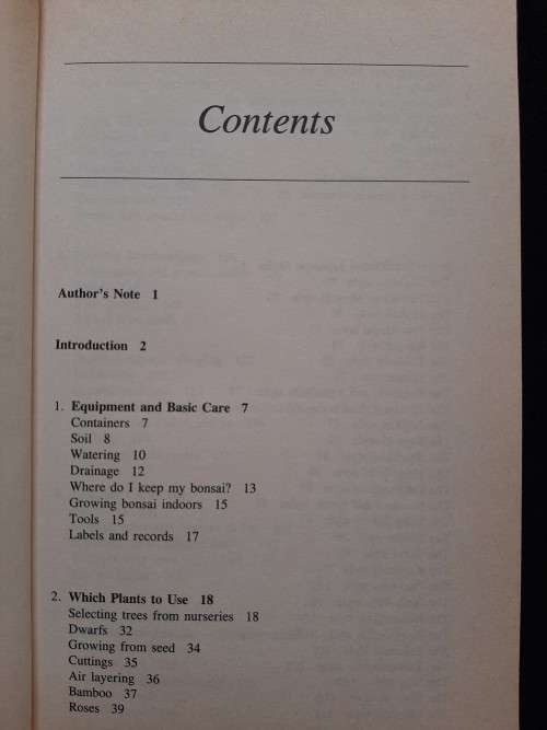 Bonsai in South Africa -Doug Hall