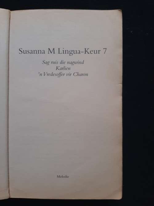 Susanna  M Lingua - Keur 7