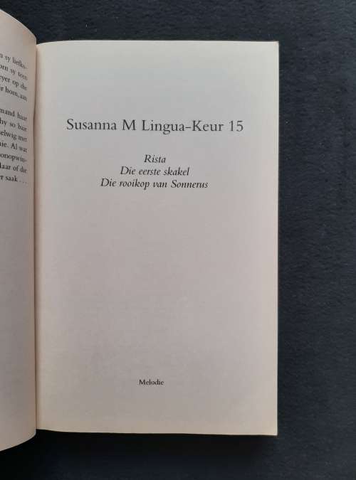 Susanna M Lingua - Keur 15