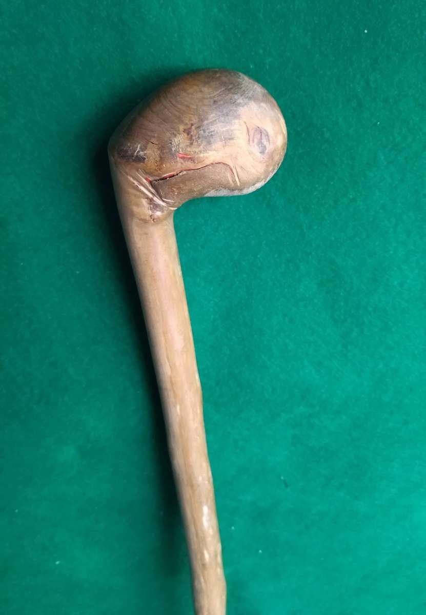 Walking stick - solid  wood
