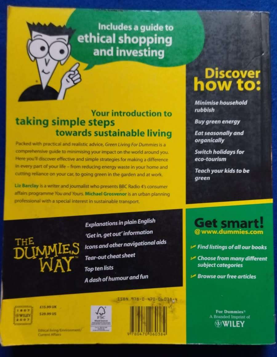 Green living for dummies - Liz Barclay & Michael Grosvenor