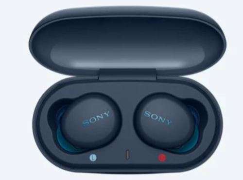 Sony WFXB700/B Bluetooth True Wireless In-Ear Headphones with Extra Bass (Blue)