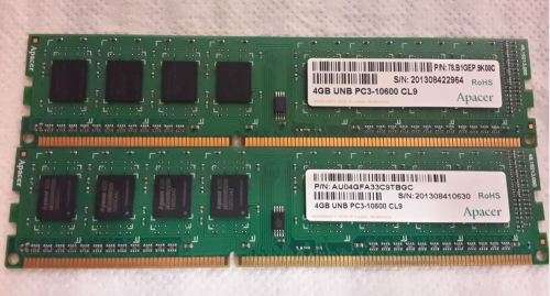 8GB DDR3 1333mhz Desktop Ram