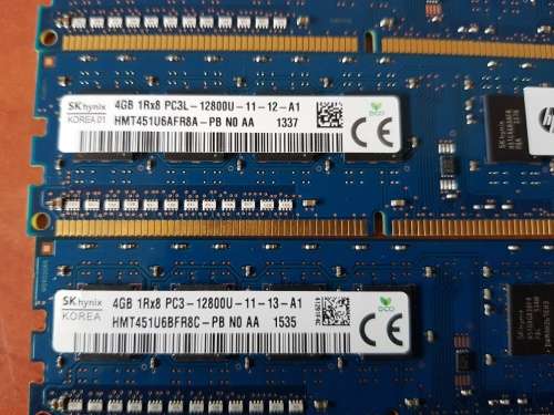 SK Hynix 16GB (4x4GB) DDR3 1600mhz Desktop Ram