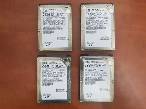 4 x 500GB 2.5" Laptop Hard Drive - Hitachi- 1 price for all