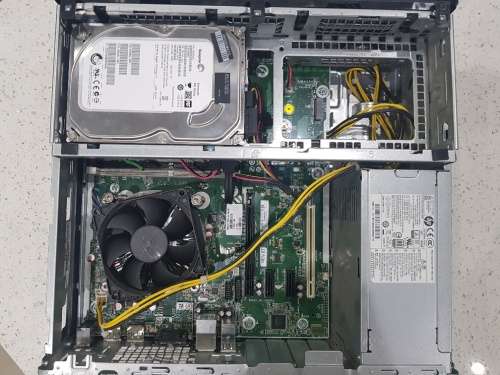 7th Gen i5 Tower - HP EliteDesk- i5 (3.8ghz)+ 8GB + 500GB