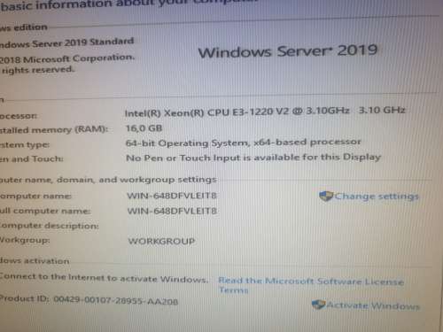 Dell PowerEdge T110 II - Server Tower - Xeon CPU + 16gb ram + 600gb Hdd