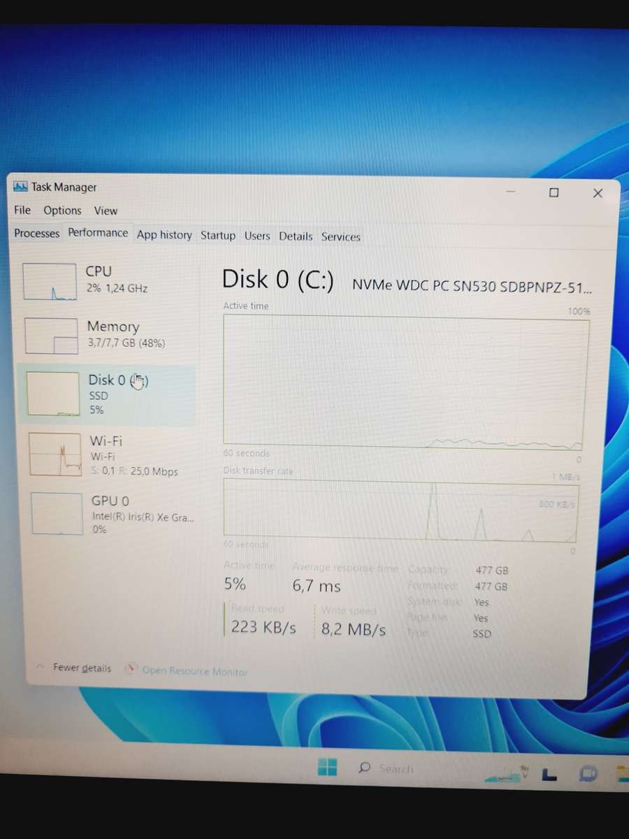 Asus Expertbook - i7 11th - 8gb - 512gb nvme