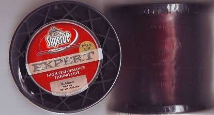 SUPERDIP EXPERT ROCK & SURF HIGH PERFORMANCE FISHING LINE 0,45MM 14.4KG ,SPOOL 600MM