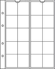 IDEAL UNIVERSAL COIN PAGES 20 division,holding Krugerrand 2/6- and 2/- and 1d