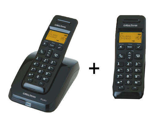 Bell Cordless Twin phone set - One base Two phones - Model Studio With Identity Call Display