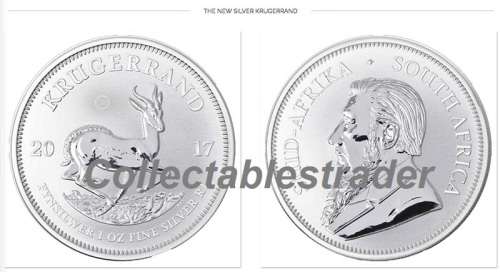 2017 Silver one ounce Krugerrand Legal Tender  coin