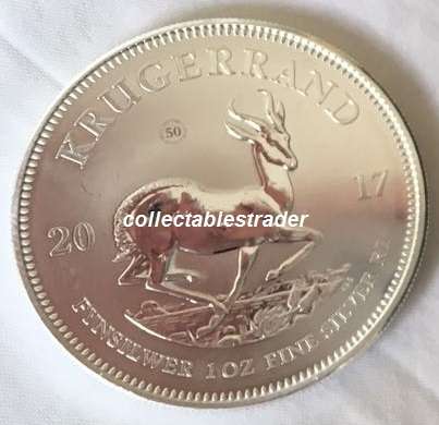 2017 Silver one ounce Krugerrand Legal Tender  coin