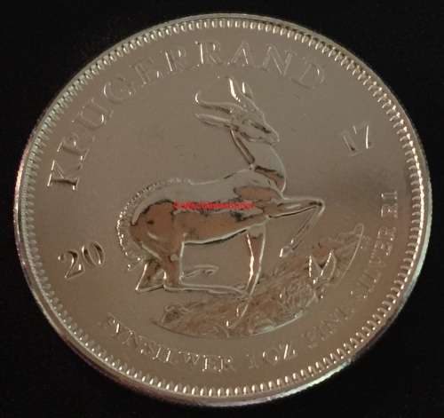 2017 SILVER KRUGERRAND R1-00 1oz  Coin Premium Uncirculated 50th Anniversary Commemorative