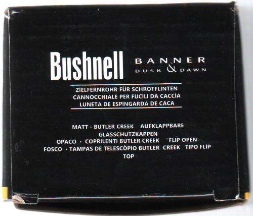 Bushnell Banner Dusk and Dawn 8-32X50 Riflescope - EG Illuminated Mil-Dot Sniper with Mounts & Lens