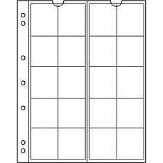 COIN ALBUM PAGE 20 division, holds coin  : Holds Krugerrand ,penny ,half crown ,two shilling