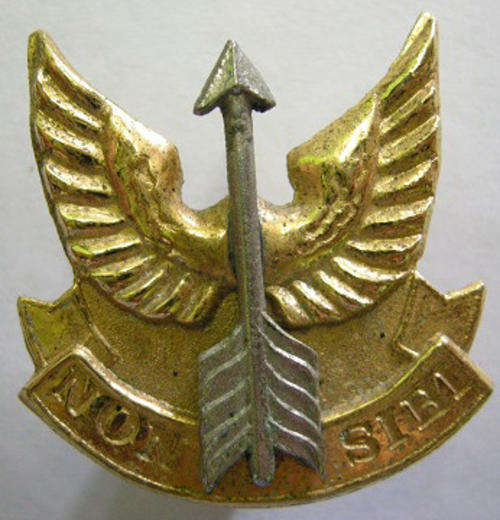 SADF - Wemmerpan Commando Bi-Metal bolt & nut Cap Badge/Berei Badge - NON SIBI MILITRY as issued