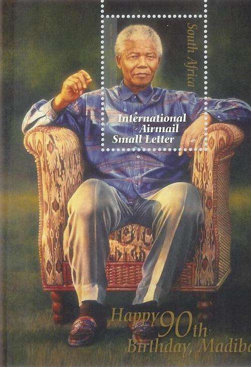 NELSON MANDELA 90TH BIRTHDAY MINT MINITURE SHEETLET