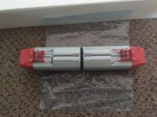 HO Roco E636 Silver and Red Electric