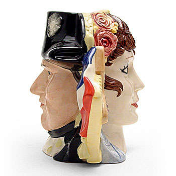Napoleon and Josephine D6750 (Doublefaced) - Large - Royal Doulton Character TOBYJug