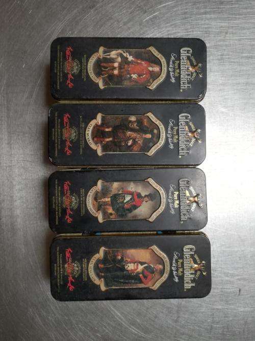 Glenfiddich Miniatures Set of 4 Clan's in tins
