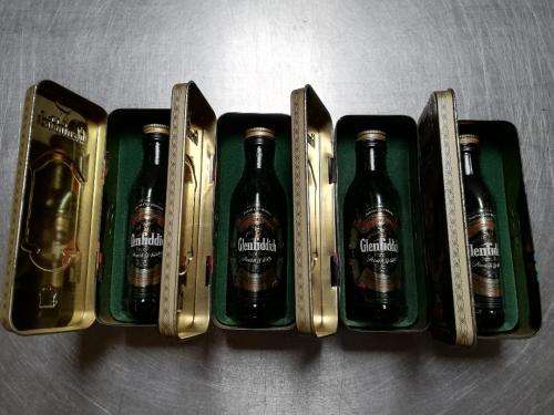 Glenfiddich Miniatures Set of 4 Clan's in tins