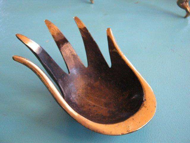 Brass hand ornament (retro style)
