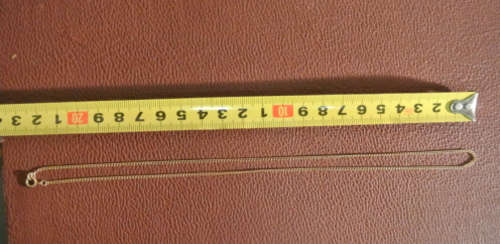 9ct Gold Necklace Chain 3.2g