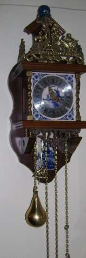 Dutch antique wall clock
