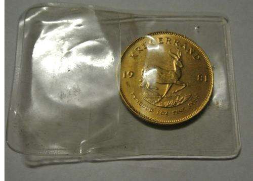 Gold Kruger rand one ounce  1981