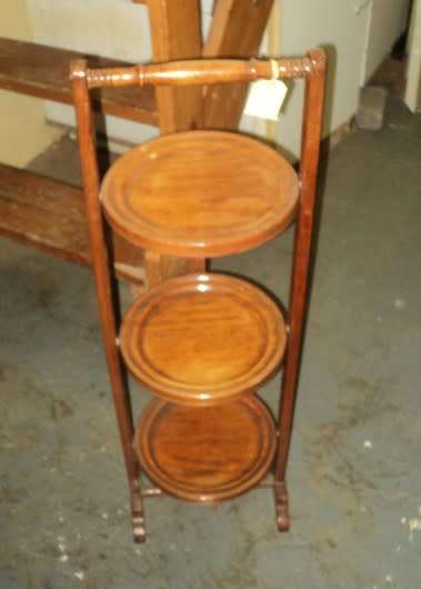 antique cake stand